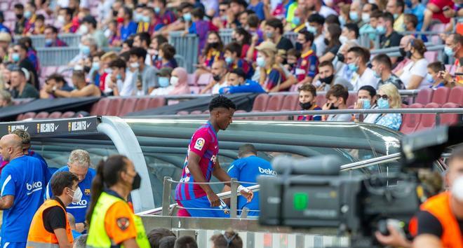 Las mejores imágenes del Barça - Levante: Ansu Fati, Depay, de Jong, Gavi, Nico...