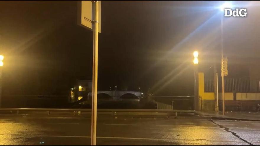 Vídeo: Així baixa el Daró al seu pas per La Bisbal