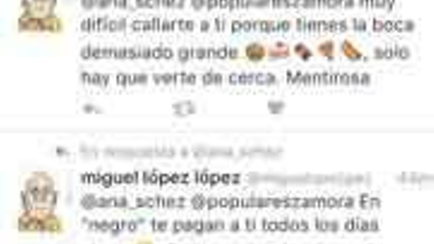 Un tuitero anónimo ataca a Ana Sánchez con mensajes racistas y machistas