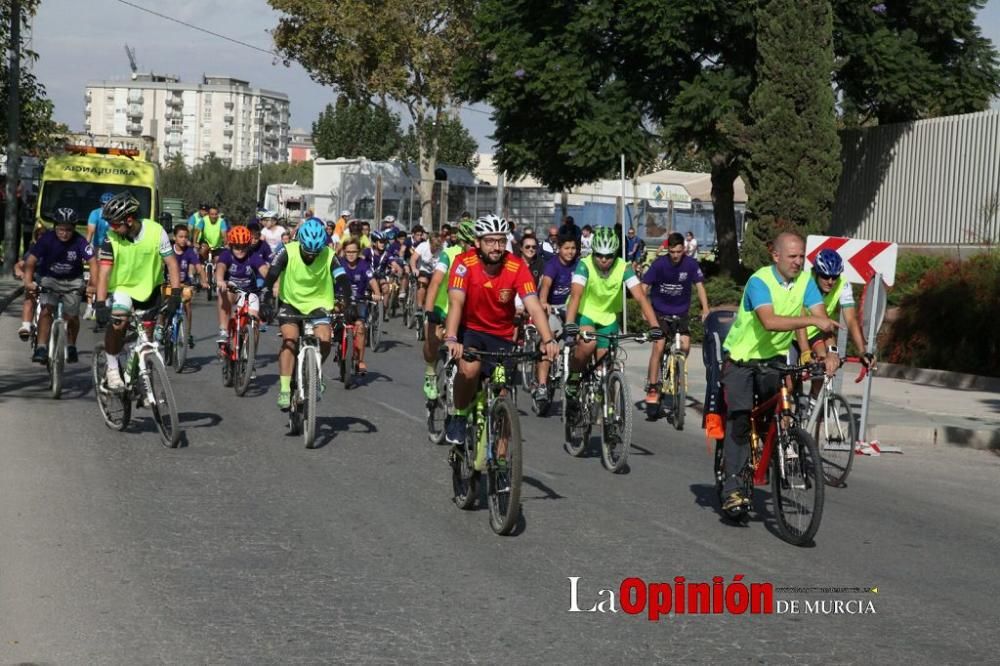 Ciclopaseo para clausular en Lorca los JDG