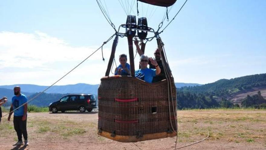 Es va poder pujar a un globus aerostàtic