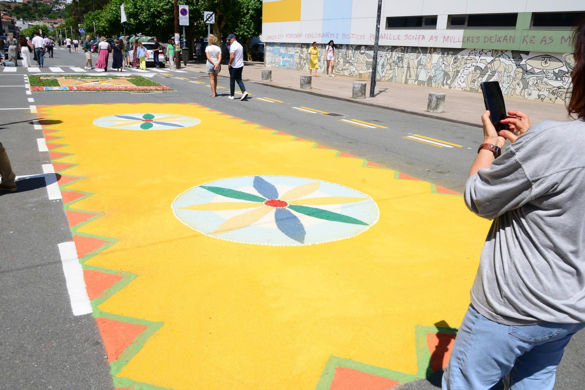 La fiesta de las alfombras florales del Corpus en Bueu (III)