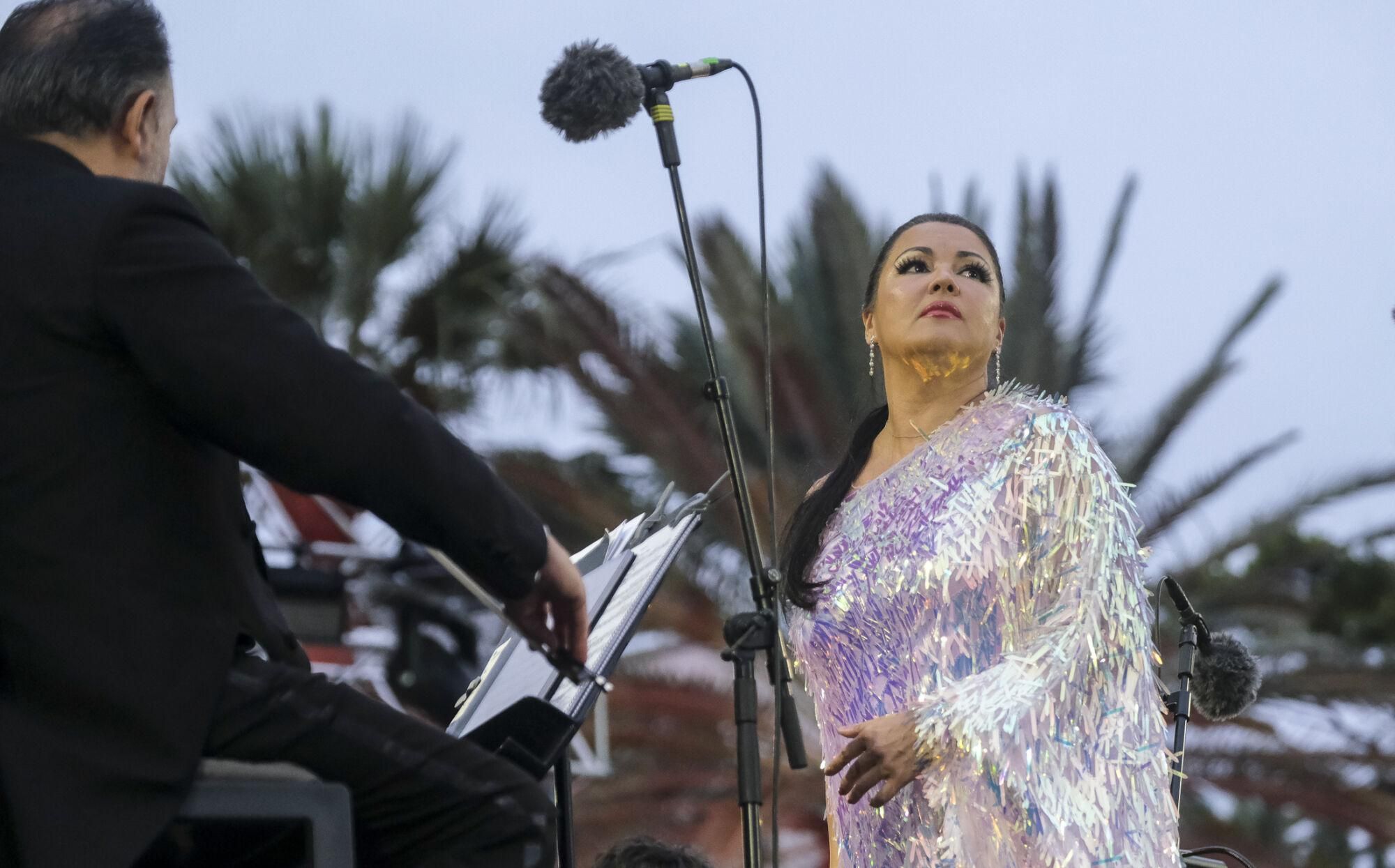 Concierto de la soprano rusa Anna Netrebko en el hotel Santa Catalina