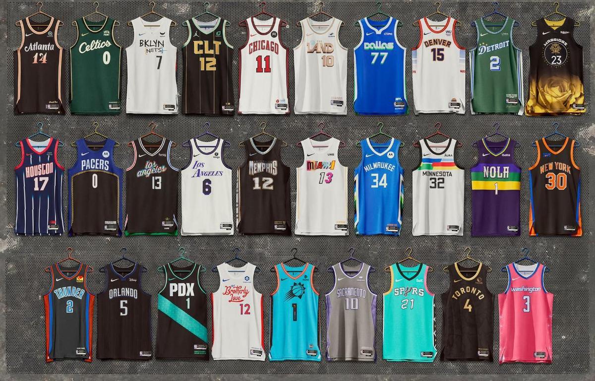 Las modelos City Edition de las franquicias NBA este año