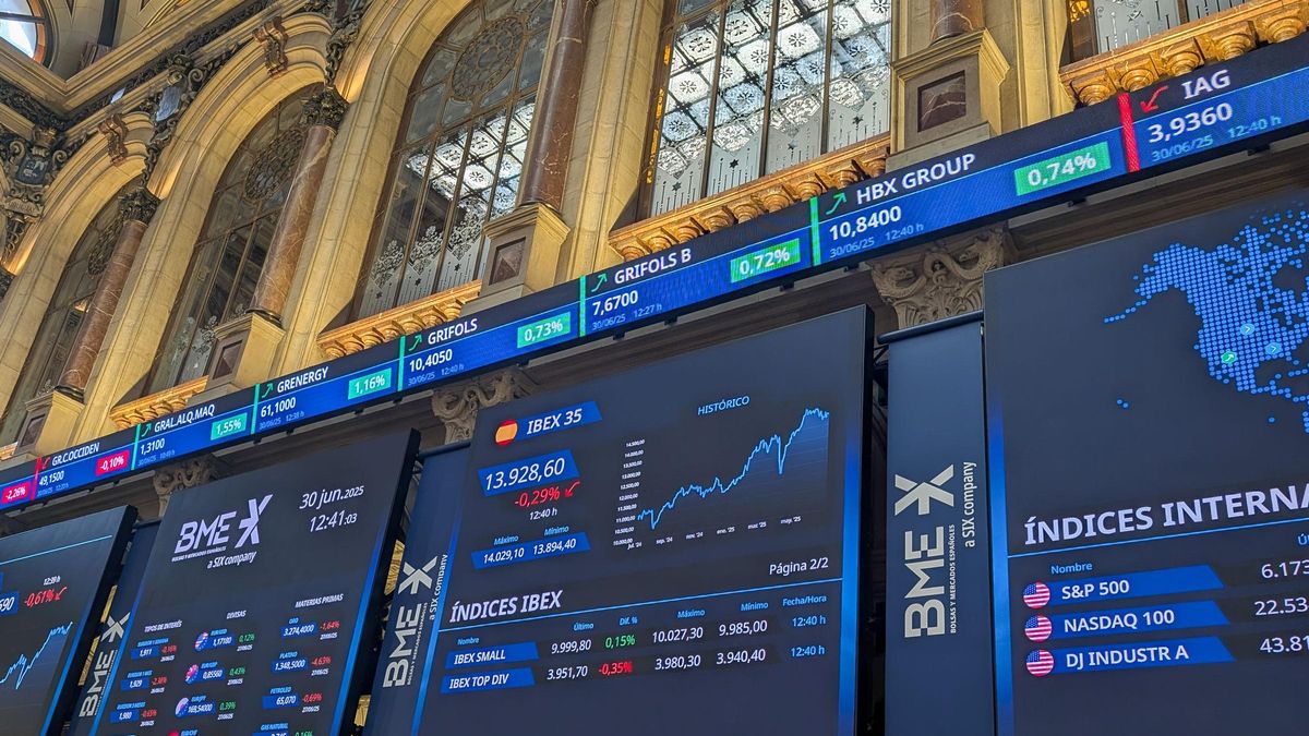 El IBEX sube el 0,16 % al cierre, pendiente de los avances comerciales y del foro de Sintra