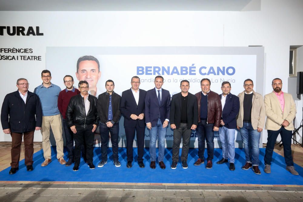Presentación de la candidatura de Bernabé Cano.