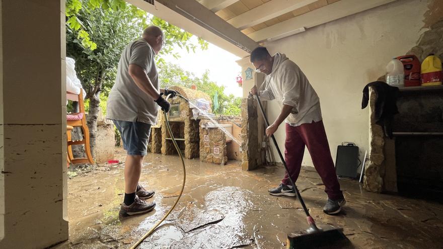 Susto en el Llevant de Mallorca por las intensas lluvias