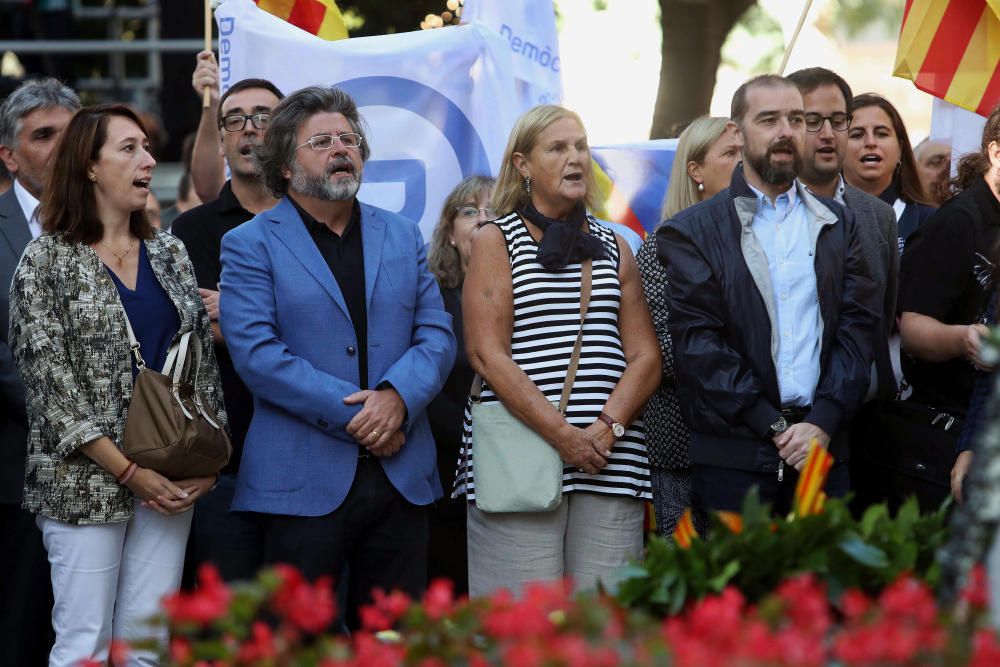 Celebración de la Diada en Cataluña