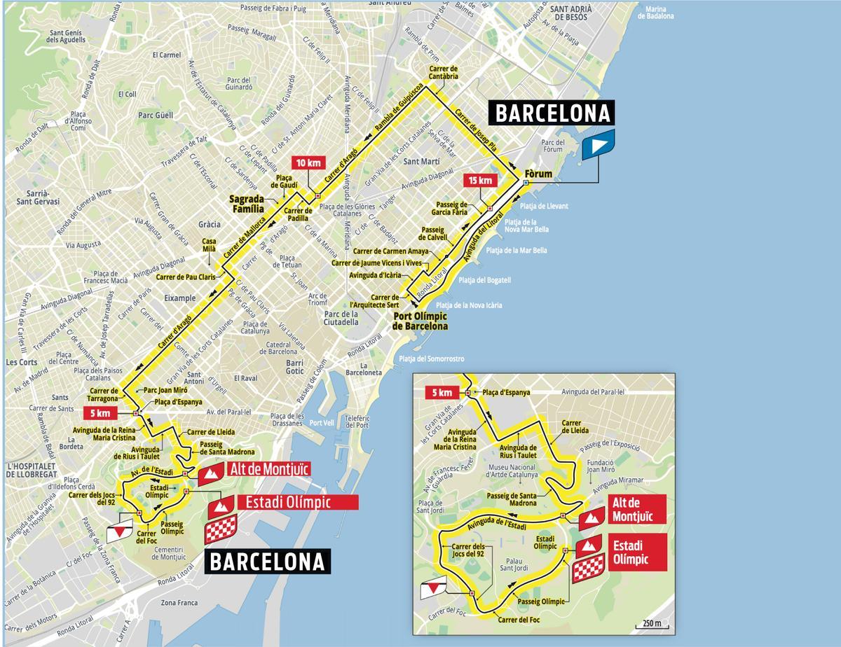 El recorrido de la etapa 1 del Tour de Francia 2026