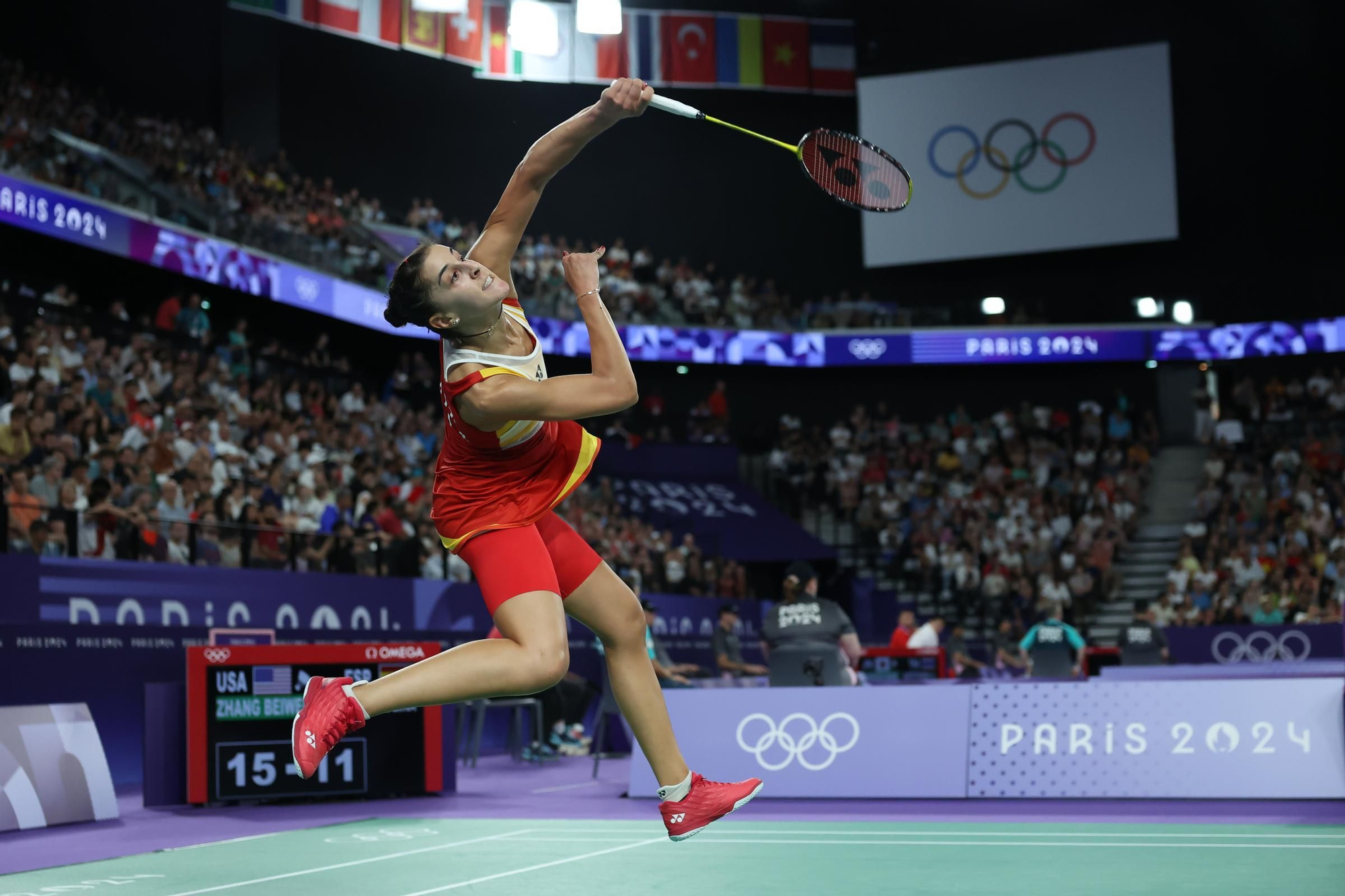 Bádminton Beiwen Zhang - Carolina Marín
