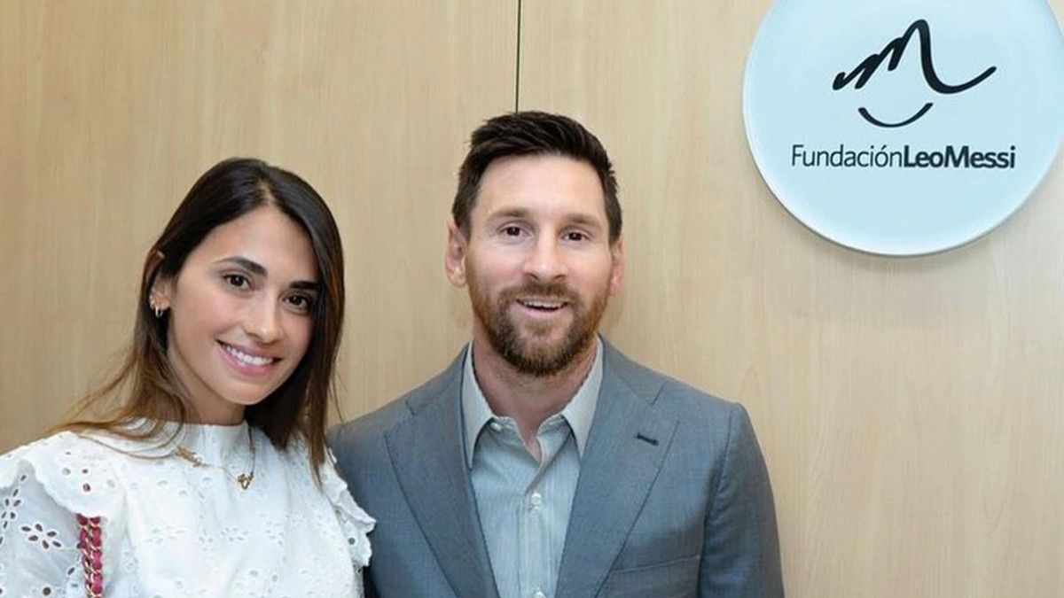 Messi, en el Pediatric Cancer Center de l’Hospital Sant Joan de Deu
