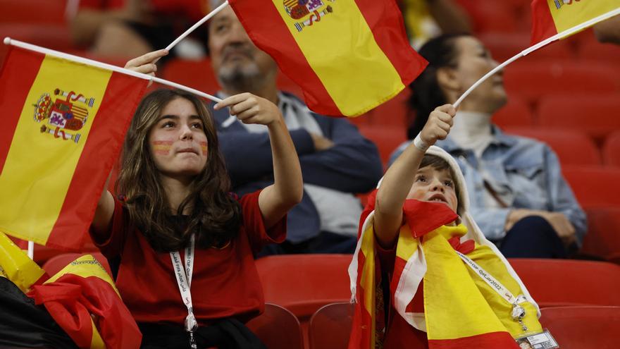 Ambiente previo al partido España-Alemania