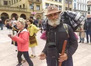 El auge del Camino Primitivo incrementa notablemente los peregrinos que pasan por Oviedo
