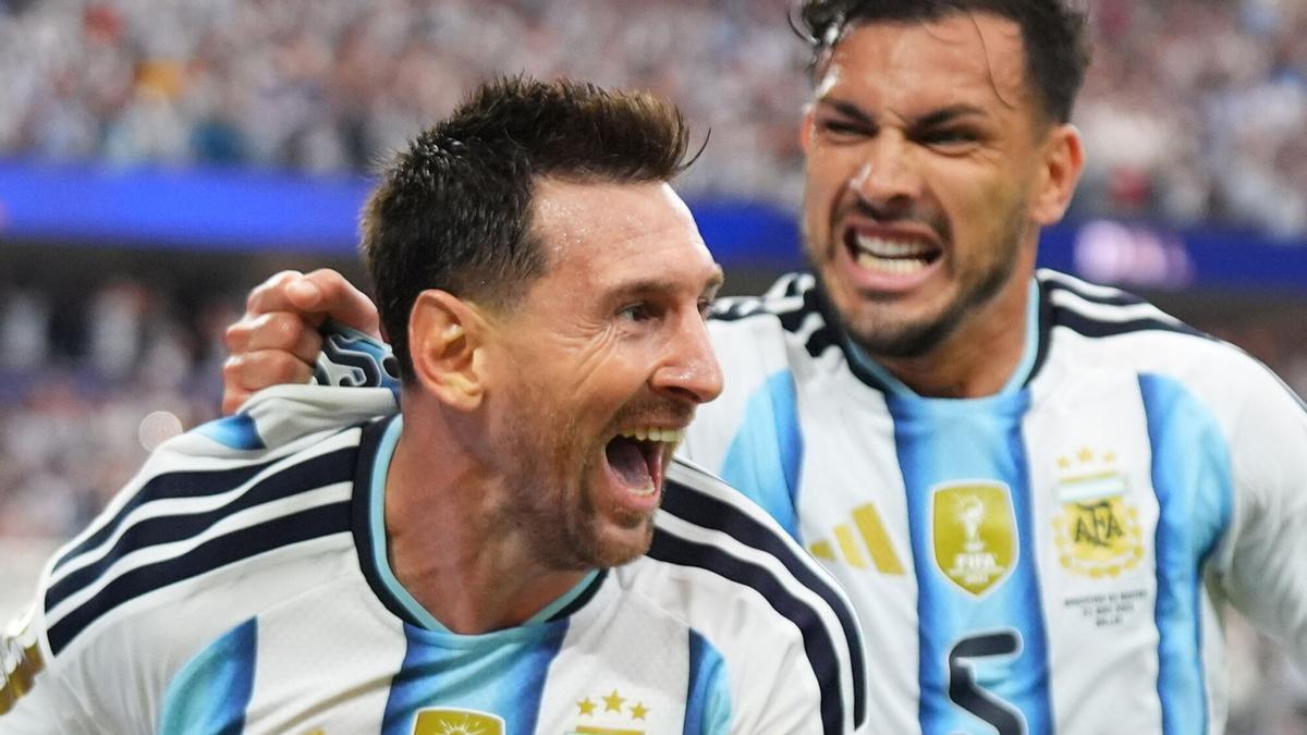 Leo Messi, histórico con Argentina