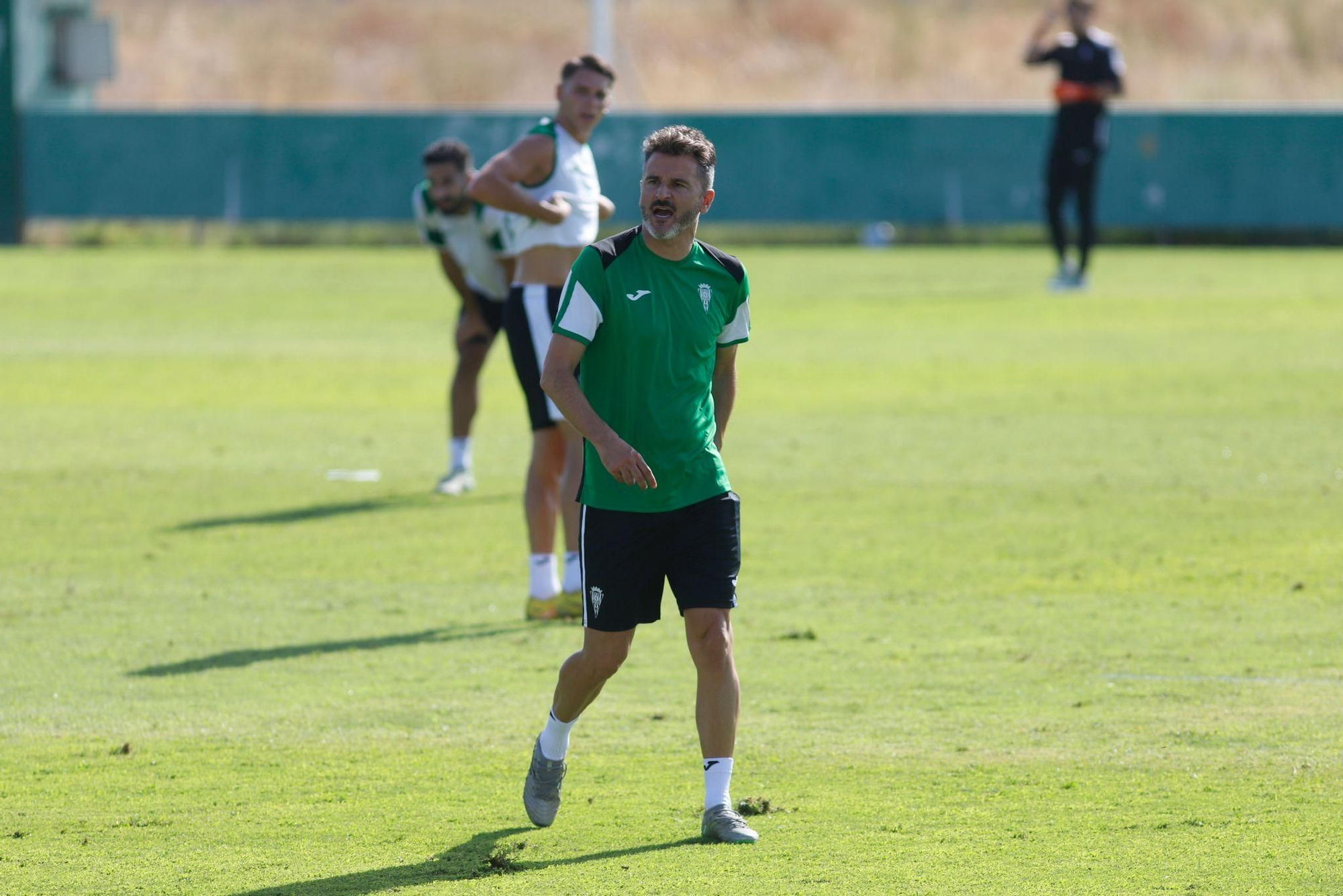 El primer entrenamiento de la pretemporada del Córdoba CF, en imágenes