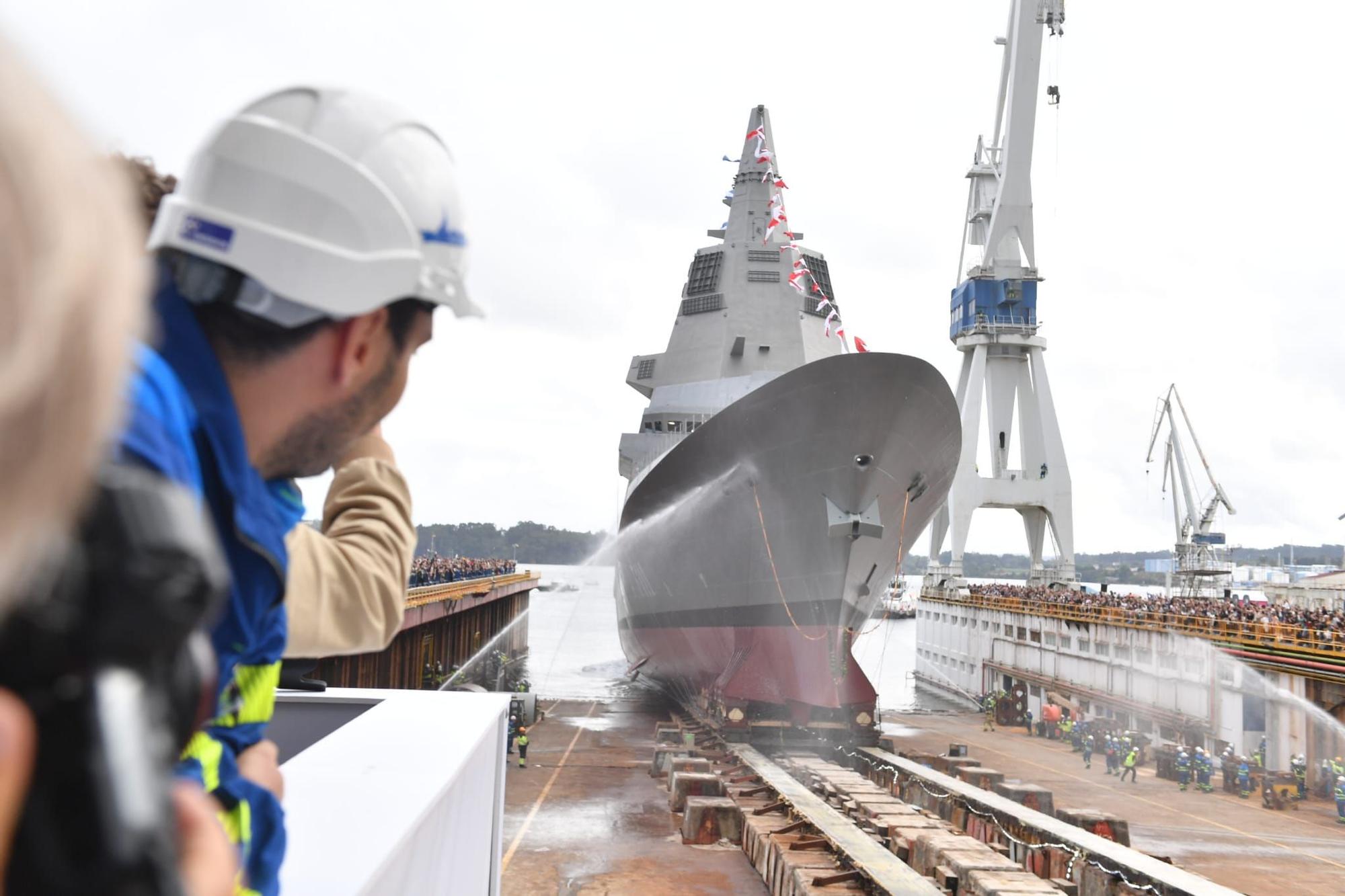 Botadura de la fragata ‘Bonifaz en Ferrol
