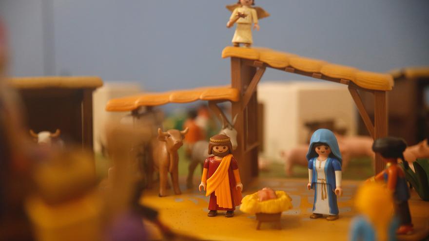 El Jardín Botánico inaugura un belén de Playmobil