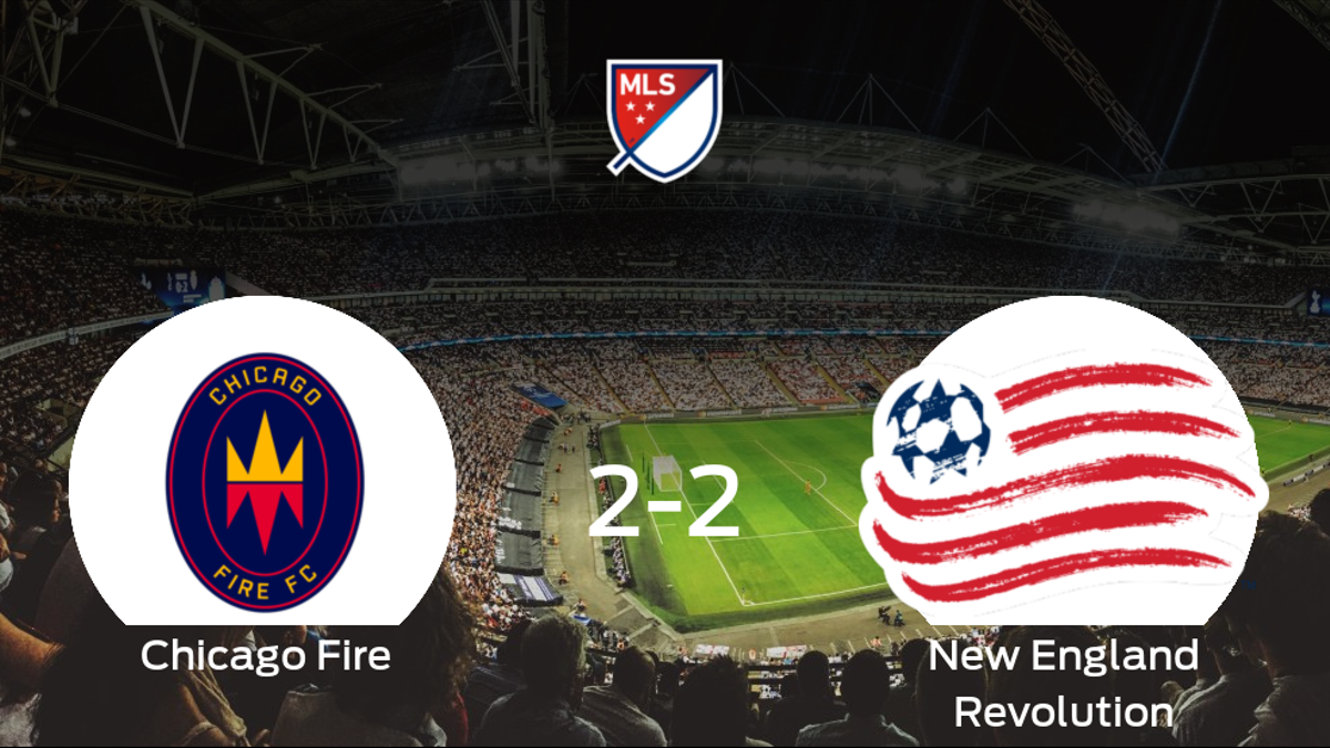 Empate a dos entre el Chicago Fire y el New England Revolution