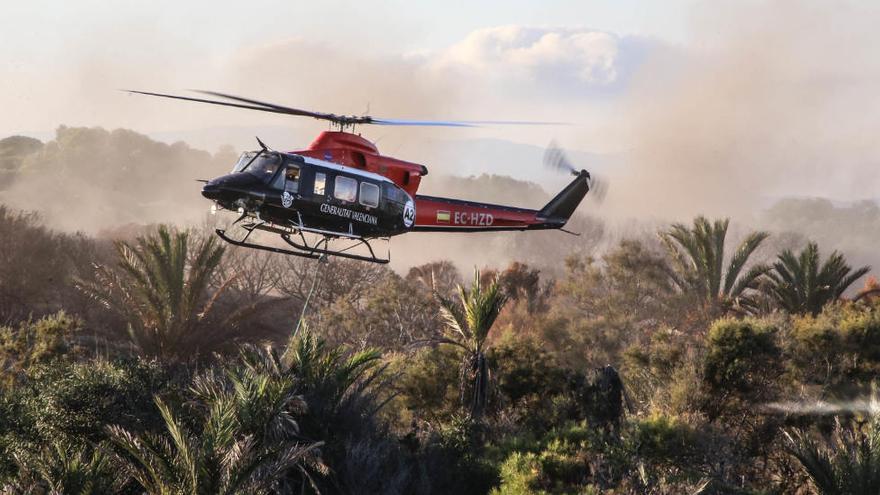 Consell, Diputaciones e Interior despliegan mil efectivos para luchar contra el fuego en los montes