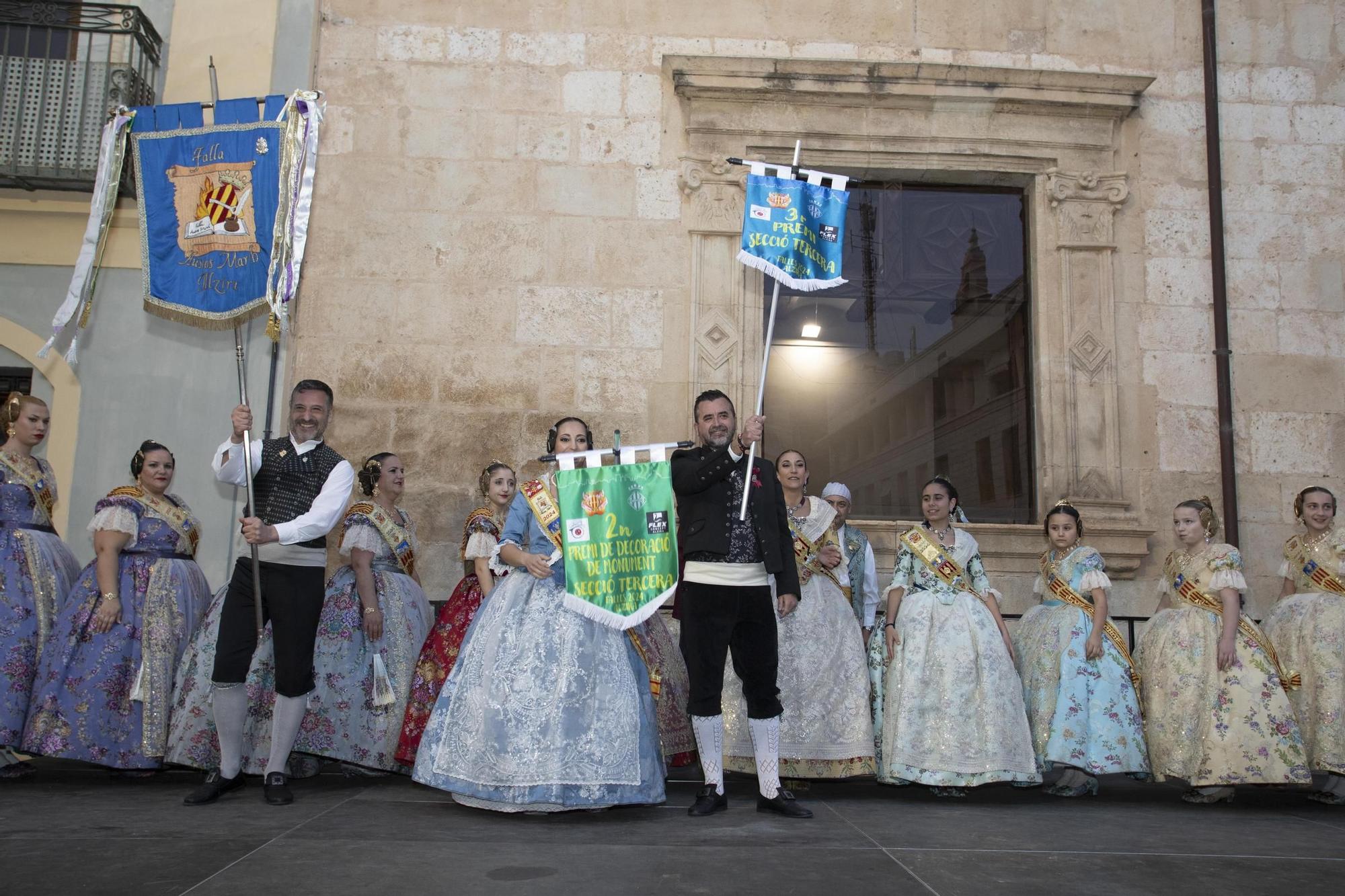 Las mejores imágenes de la entrega de premios de las fallas de Alzira