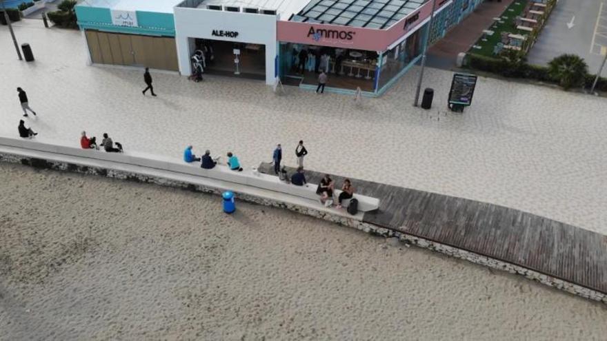 El paseo del Arenal, a vista de dron. | LEVANTE-EMV