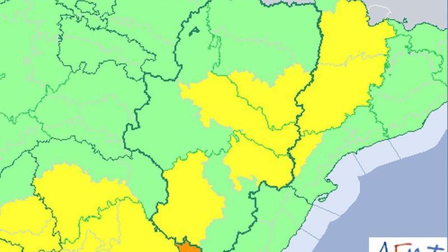 Activada la alerta amarilla por altas temperaturas en varias zonas de Aragón