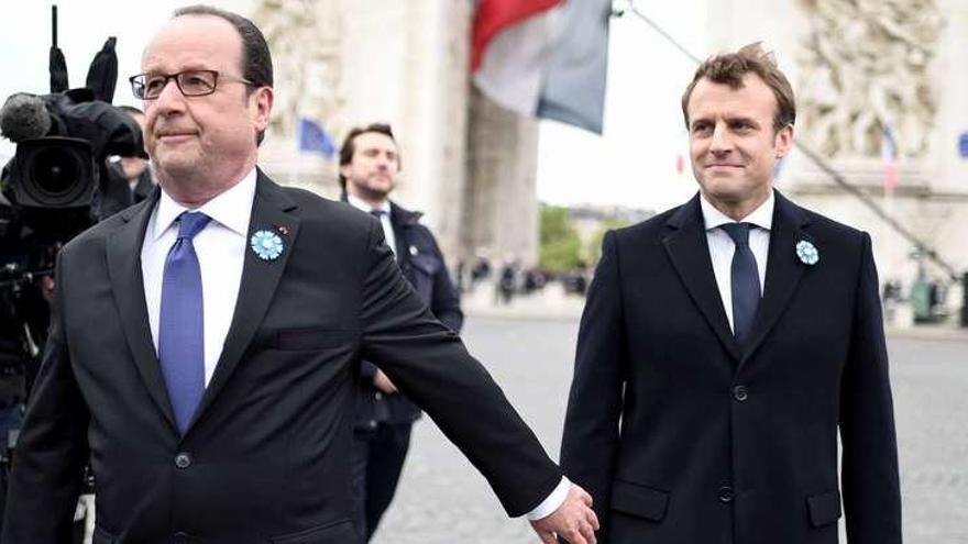 El partido de Macron ganaría la primera vuelta de las legislativas de junio, según los sondeos