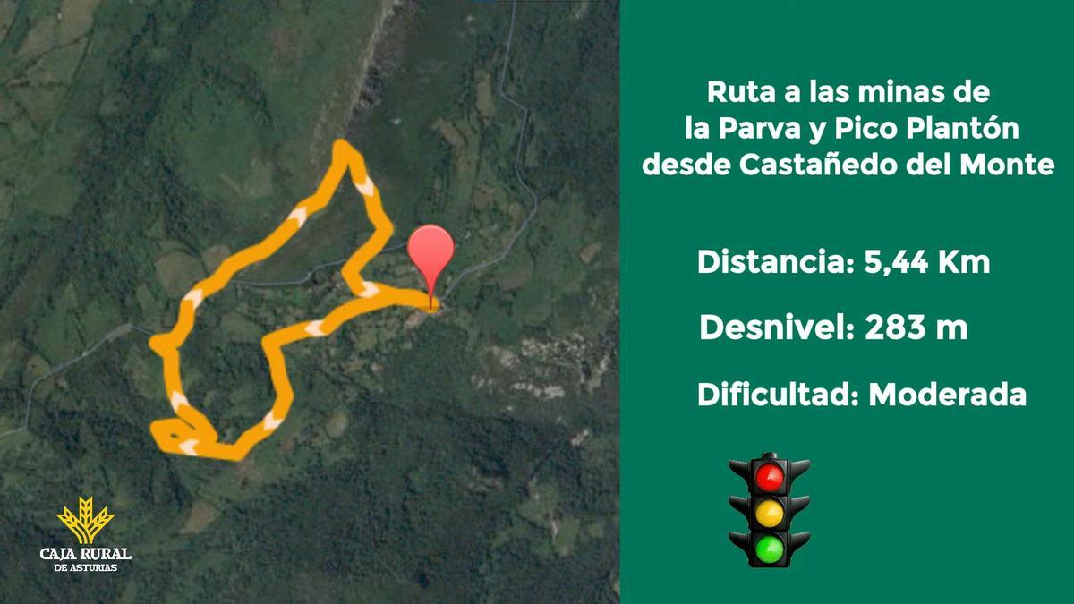 Ruta de las Minas de la Parva y el pico Plantón