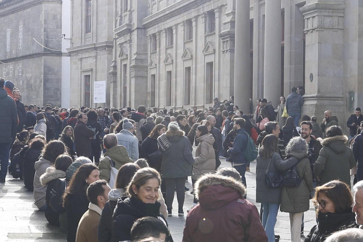 Pruebas MIR en Santiago, el pasado 24 de enero
