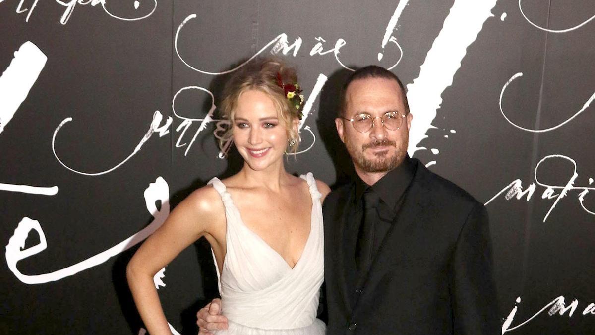 Jennifer Lawrence y Darren Aronofsky