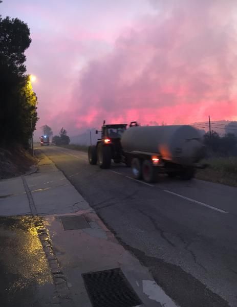 Incendi forestal a Vilopriu