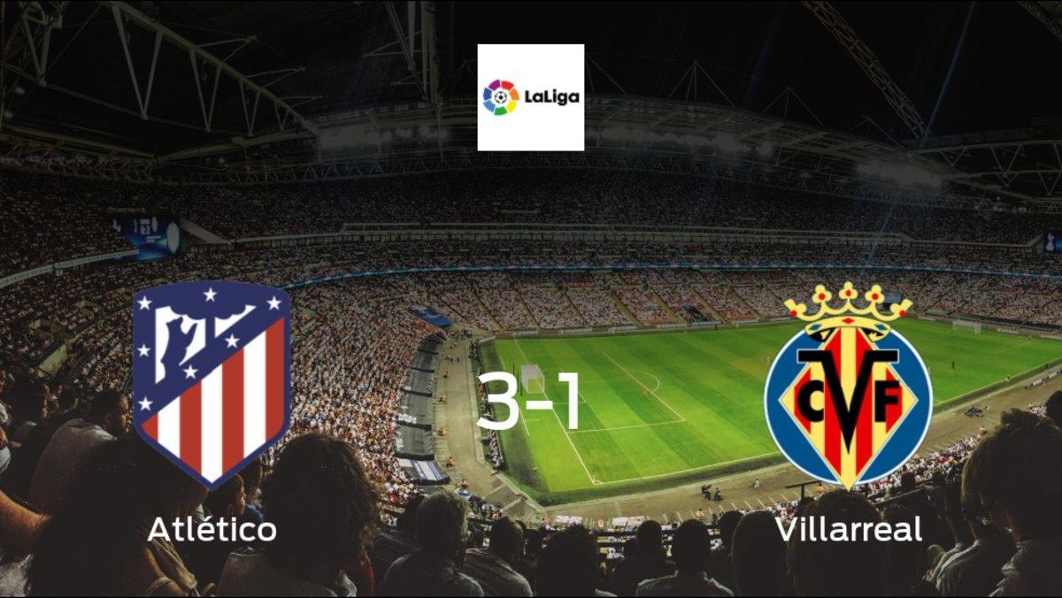 Atlético earned hard-fought win over Villarreal 3-1 at Wanda Metropolitano