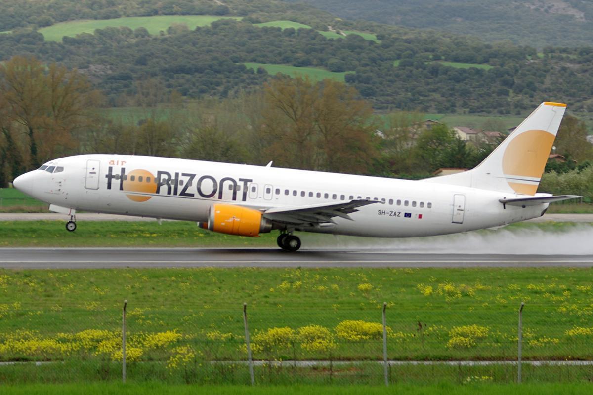 Los vuelos de Air Horizont destacan por sus buenos horarios.
