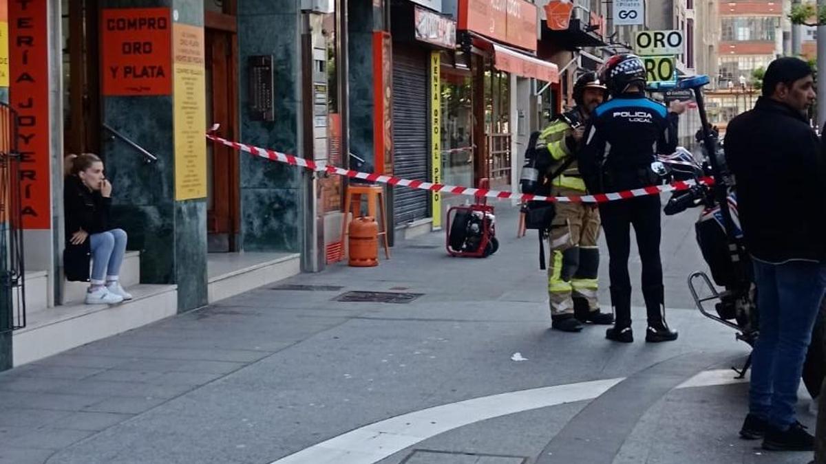 Inmediaciones donde se produjo el incendio