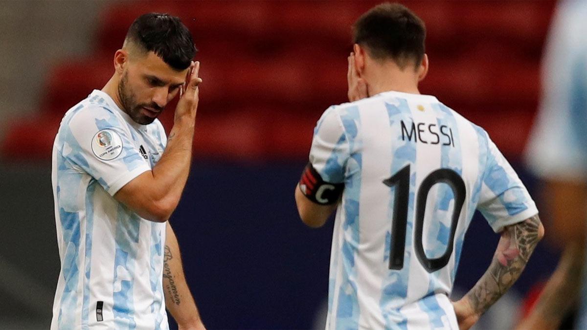 El Kun Agüero y Leo Messi formarán el ataque argentino