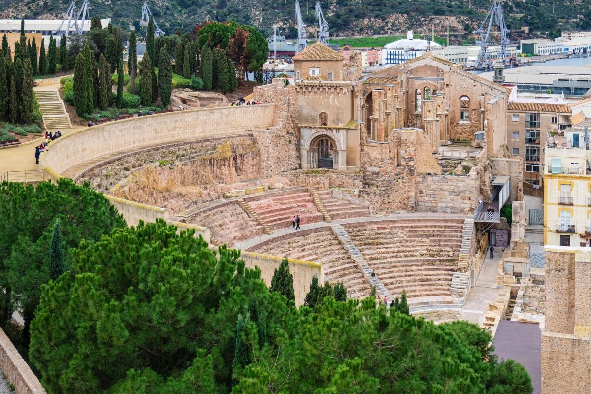 El anfiteatro romano de Cartagena (Murcia)