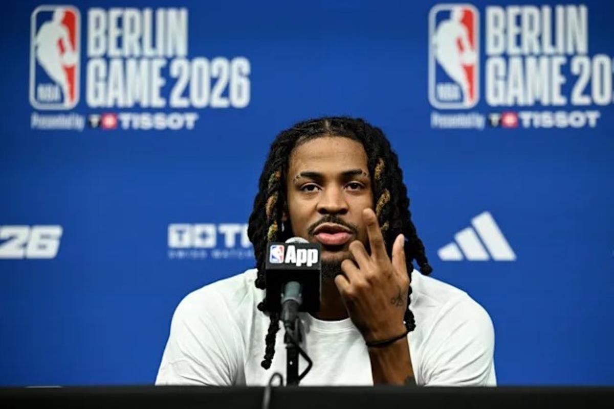Ja Morant atendió a los medios en Berlín apuntando que su salida de los Grizzlies quizá está cerca