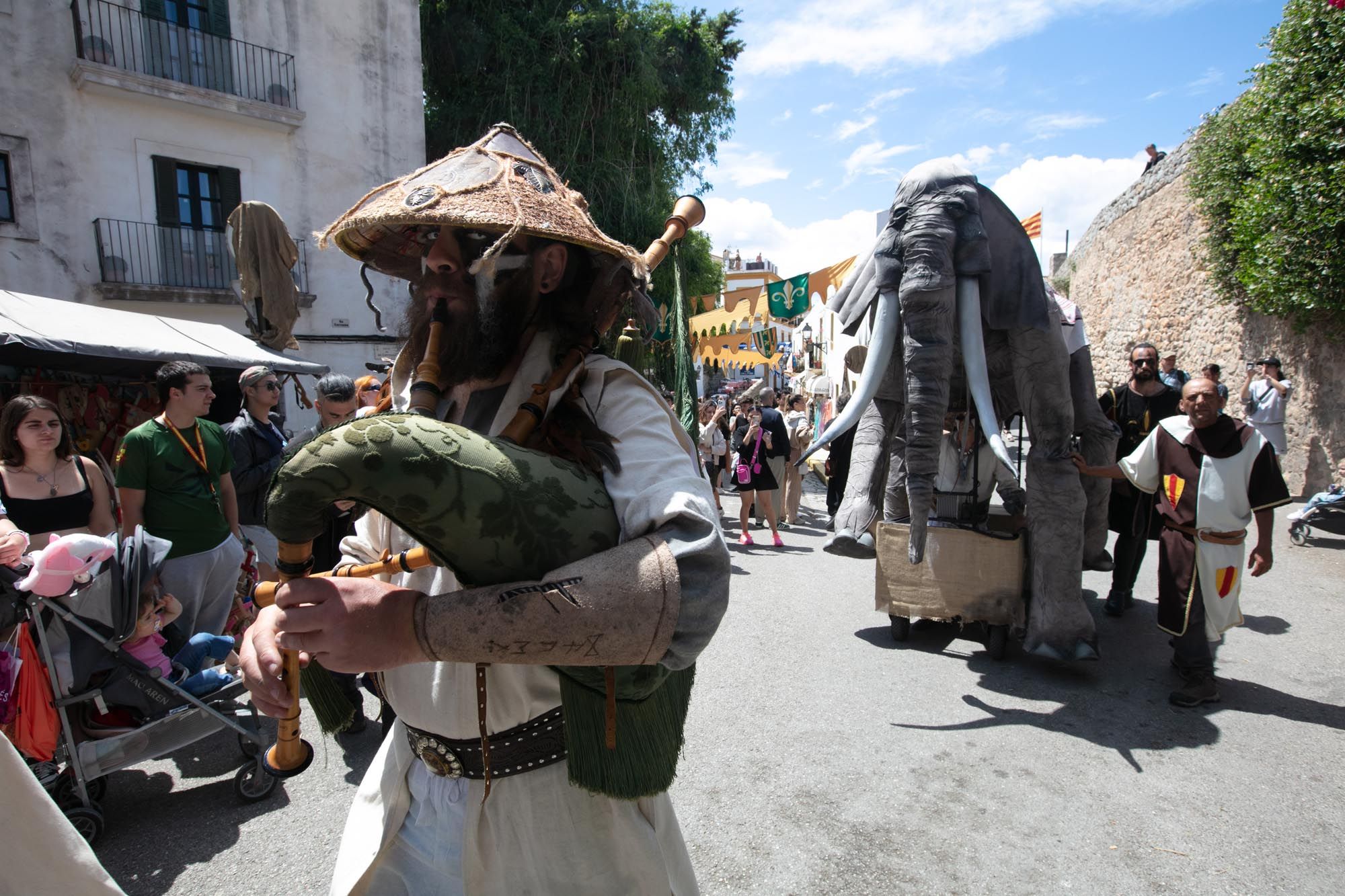 Imágenes de la Feria Medieval de Ibiza este sábado