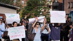 Familias del colegio de las Teresianas de Ganduxer protestan contra el proyecto de nuevo museo de Gaudí