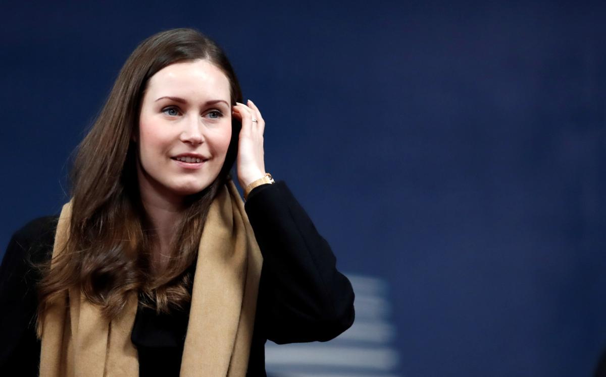 La primera ministra de Finlandia, Sanna Marin.