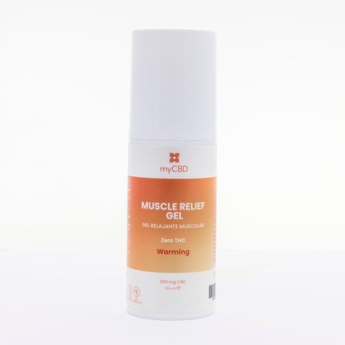 Gel relajante muscular con efecto calor de mycbd