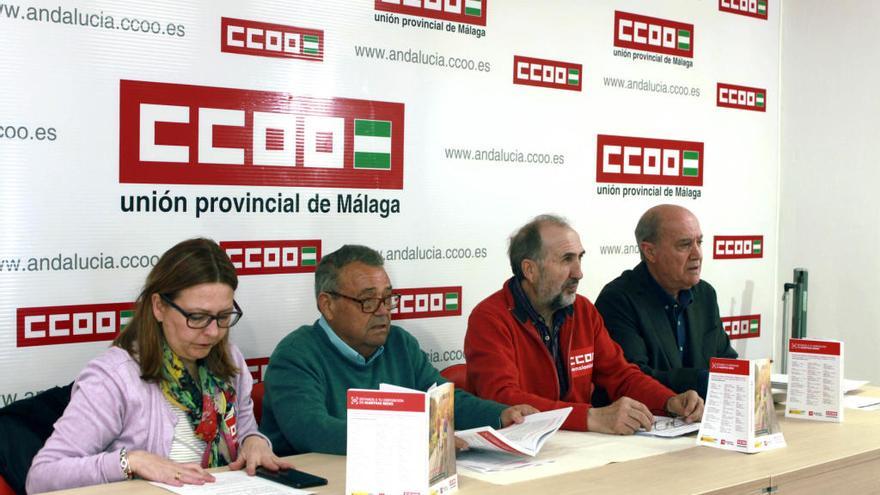 Sara Martínez, Enrique Fernández, Julián Gutiérrez y Juan Morón.