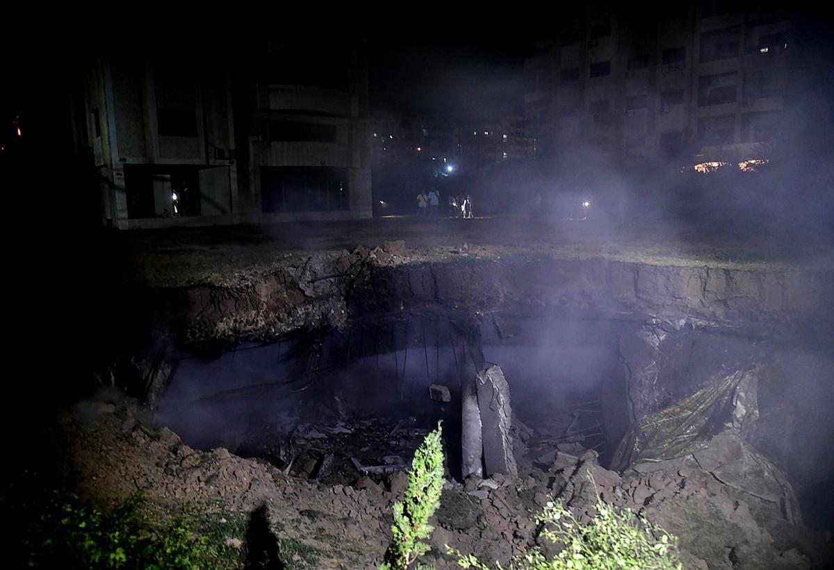 Imagen de archivo de un ataque israelí contra Damasco (Siria).