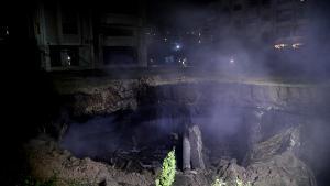 Archivo - Imagen de archivo de un ataque israelí contra Damasco (Siria)