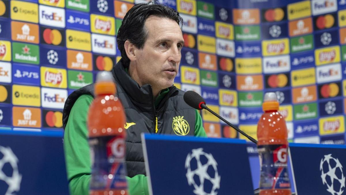 Emery en rueda de prensa