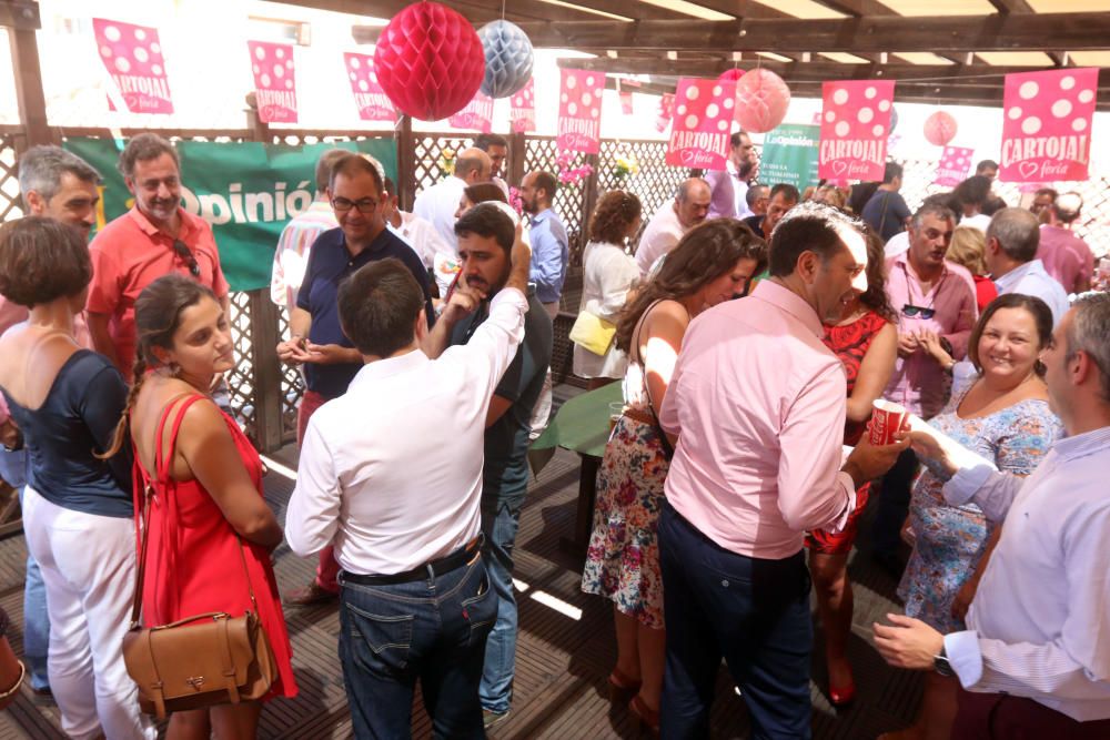 La terraza de La Opinión celebró este jueves su último día de Feria con muchos e ilustres personajes.