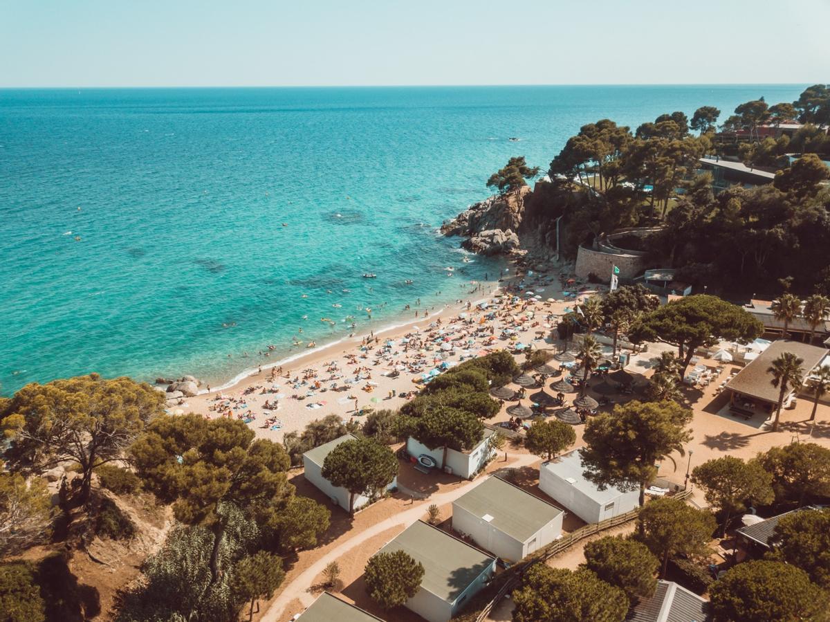 Vista aèria del càmping Sènia Cala Gogo Internacional.