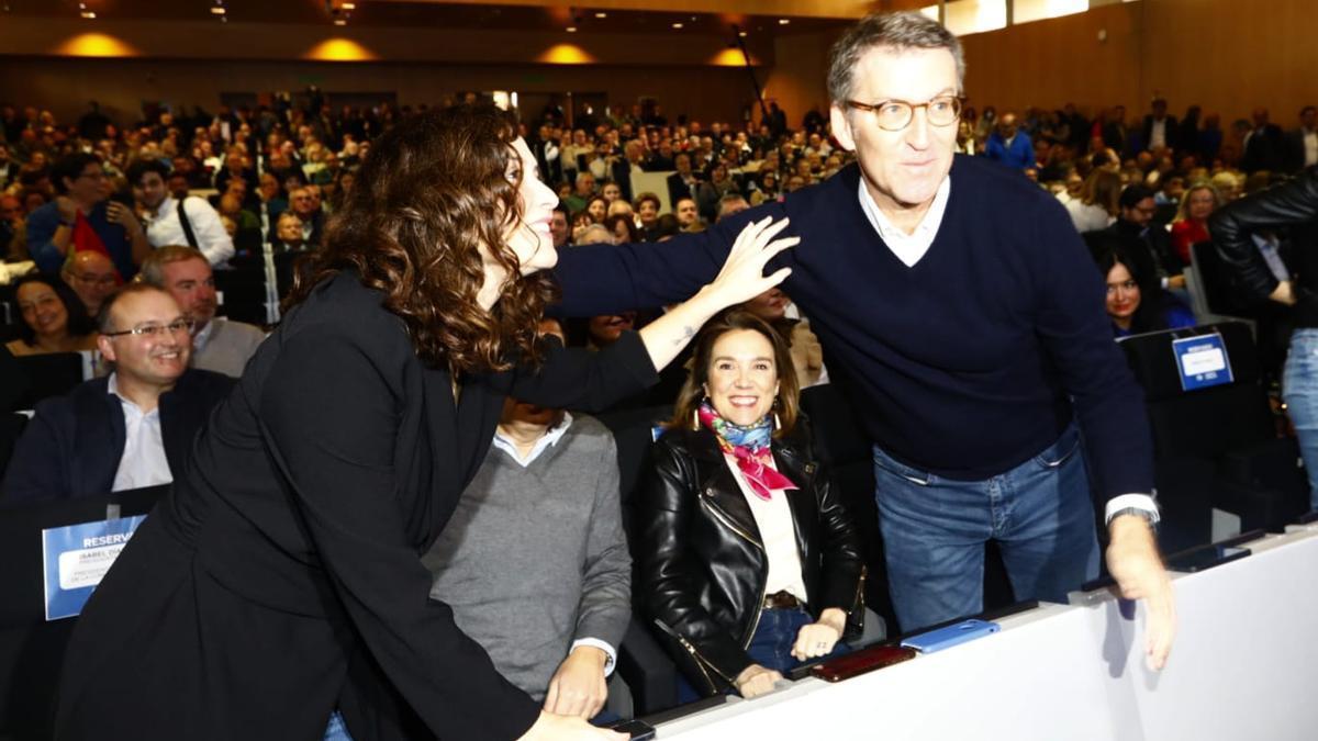 Isabel Díaz Ayuso y Alberto Núñez Feijóo.