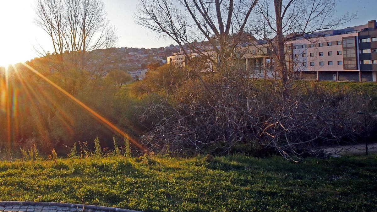 Vista del parque de Barreiro, cerca de donde sucedieron los hechos / Marta G.Brea