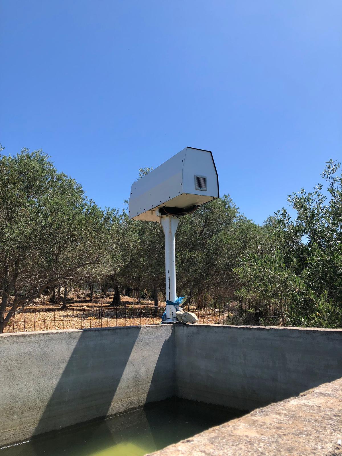 Dispositivo para medida de gases de efecto invernadero a través del láser que se va a instalar en el campo de Elche